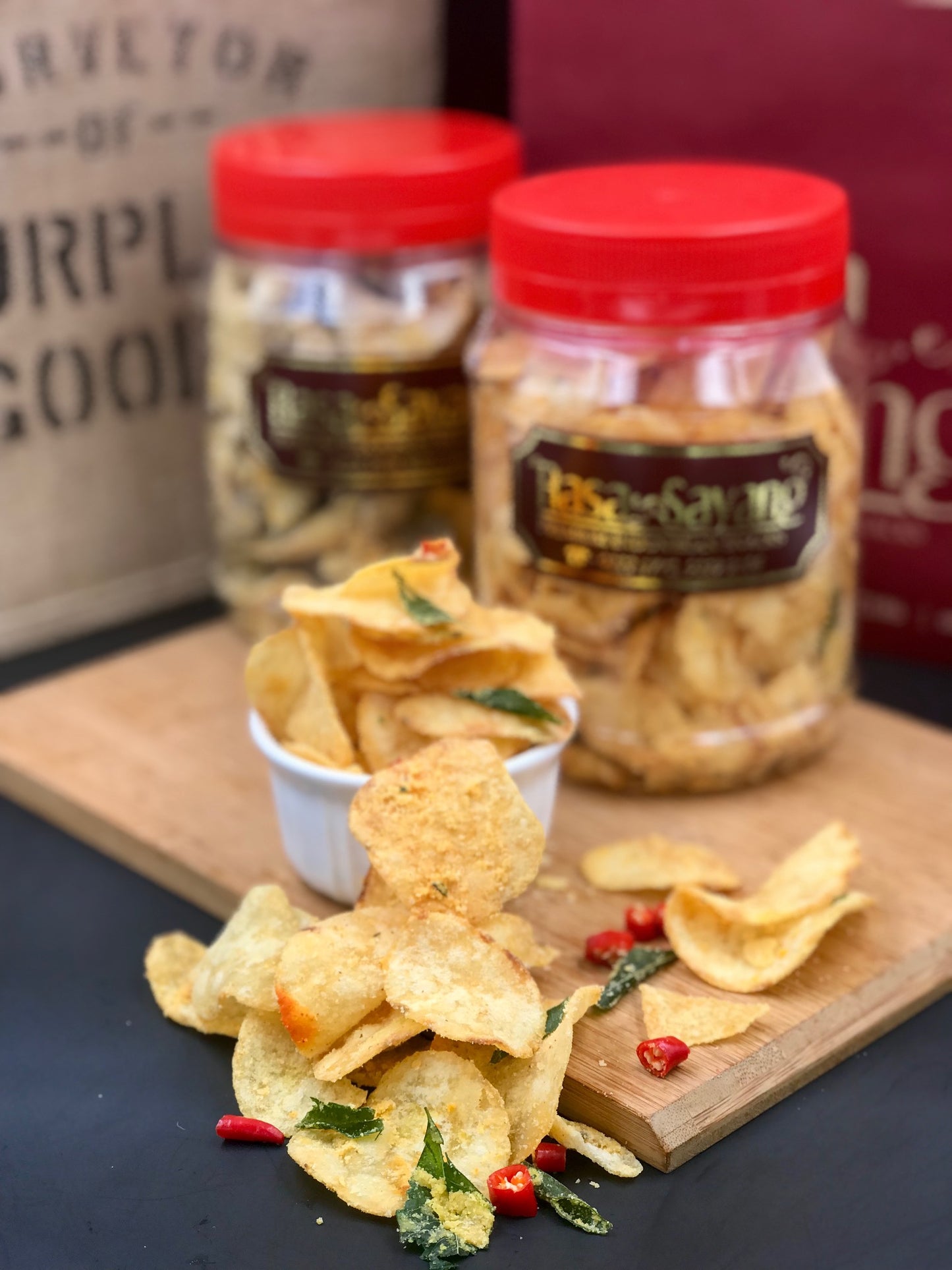 Salted Egg Potato Chips